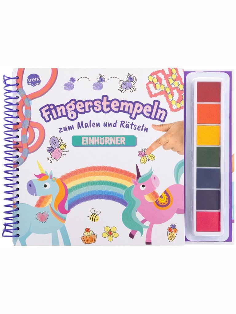 Fingerstempeln zum Malen und Rätseln –...