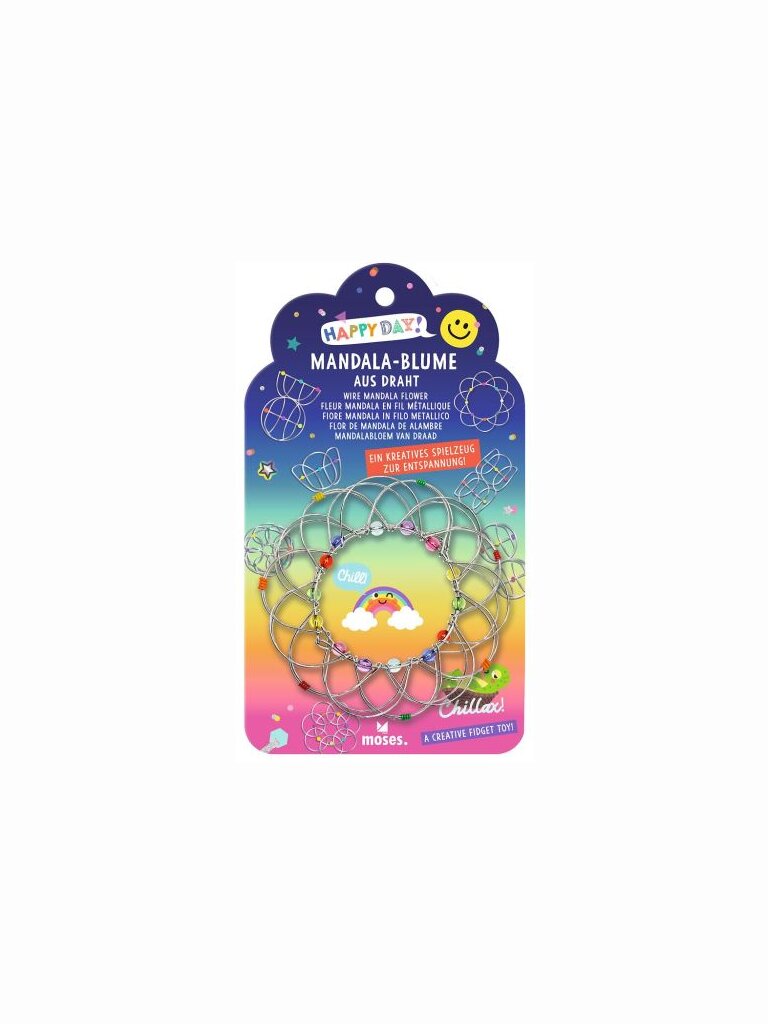 Happy Day Mandala-Blume aus Draht