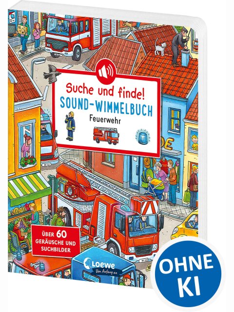 Suche und finde! Sound-Wimmelbuch – Feuerwehr