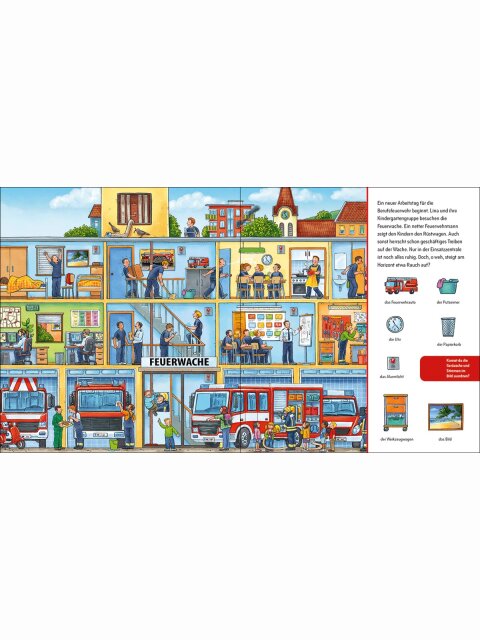 Suche und finde! Sound-Wimmelbuch – Feuerwehr