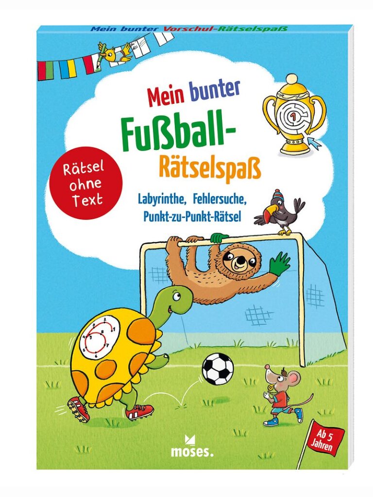 Mein bunter Fußball Rätselspaß