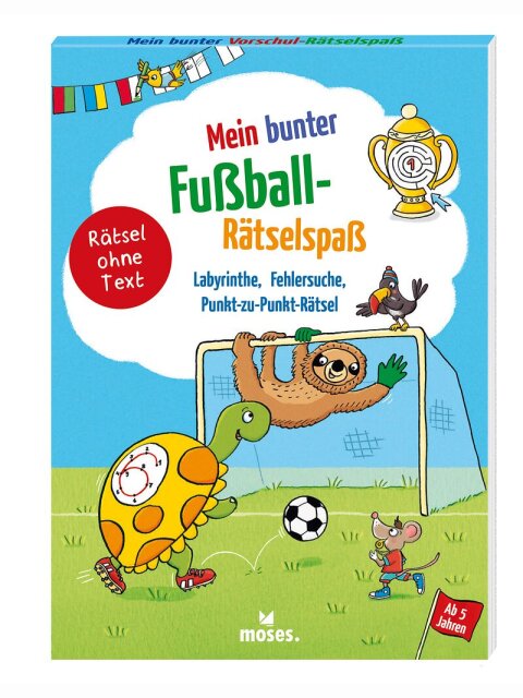 Mein bunter Fußball Rätselspaß