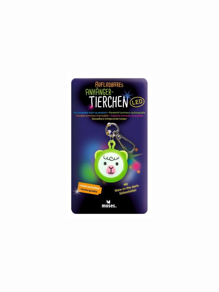 Aufladbares Anhänger-Tierchen LED