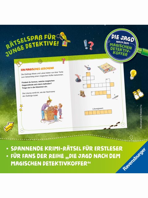 Die Jagd nach dem magischen Detektivkoffer – Das Rätselbuch für Spürnasen