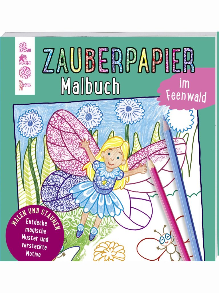 Zauberpapier Malbuch im Feenwald