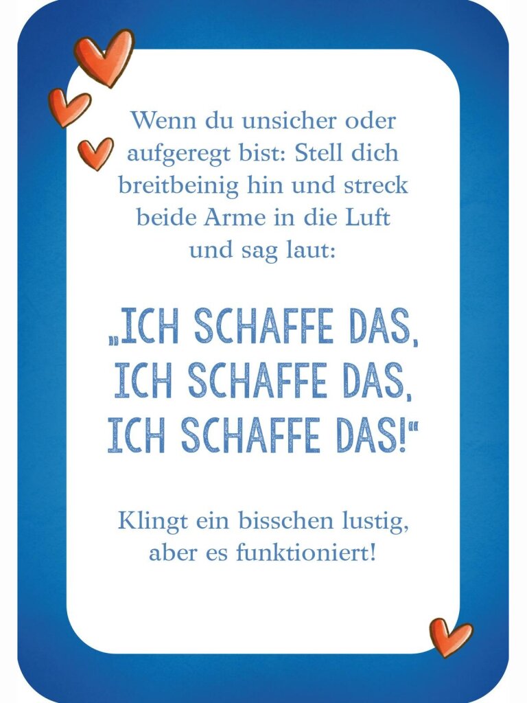 Mutmachkarten für die Schule