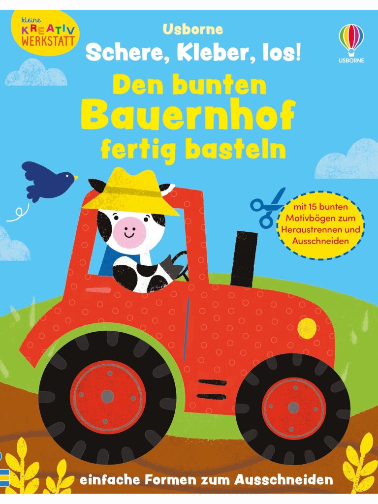 Schere, Kleber, los! Den bunten Bauernhof fertig basteln