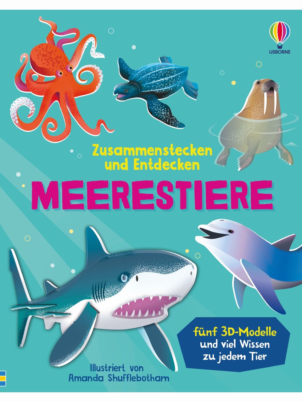 Zusammenstecken und Entdecken – Meerestiere