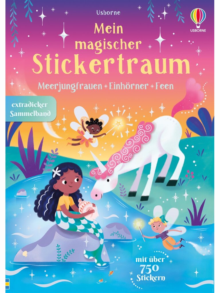 Mein magischer Stickertraum – Meerjungfrauen...
