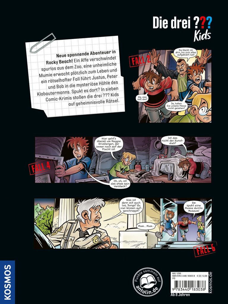 Die drei ??? Kids Comic – Abenteuer in Rocky Beach
