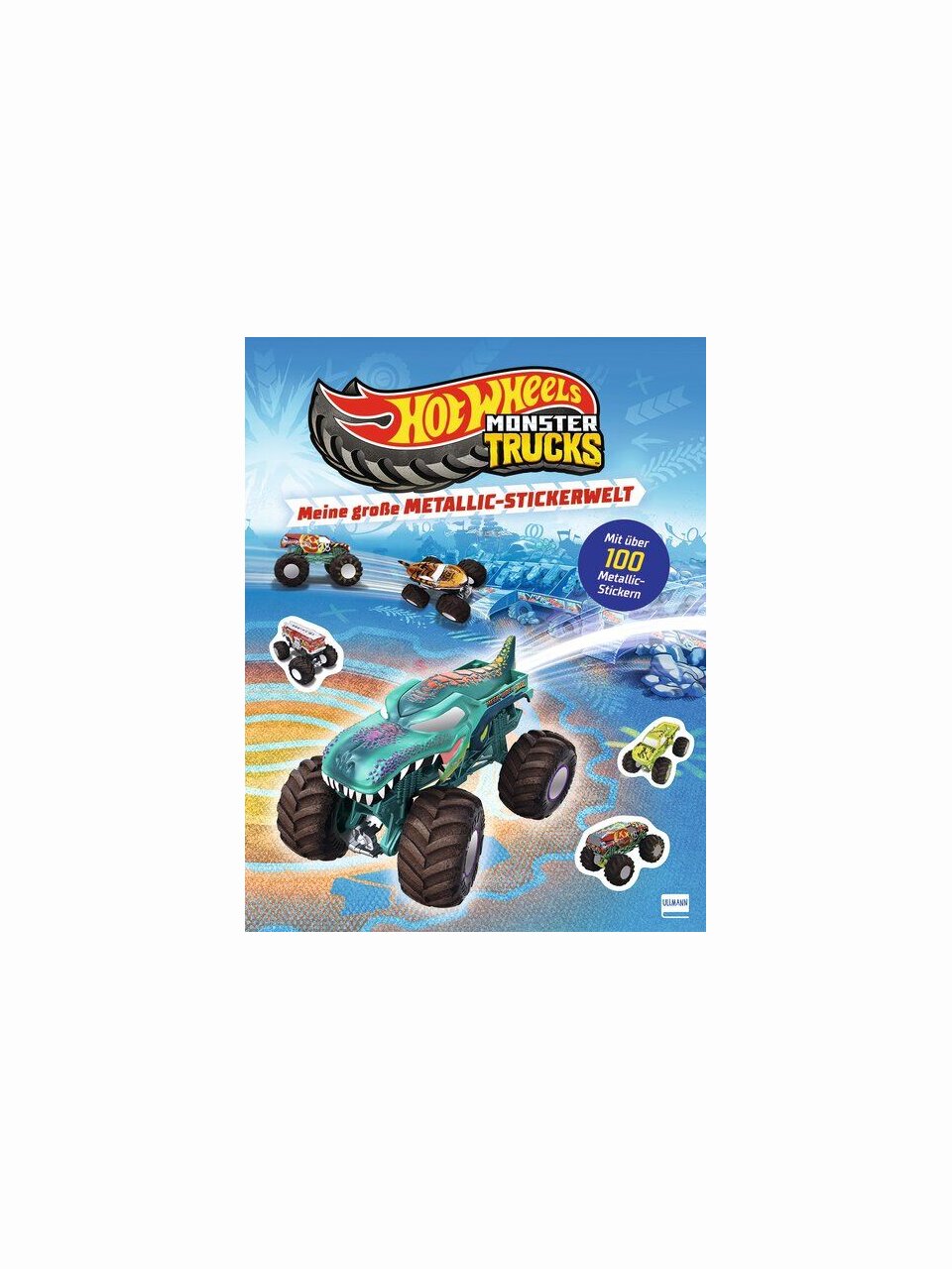 Meine große Metallic-Stickerwelt – Hot Wheels™ Monster Trucks