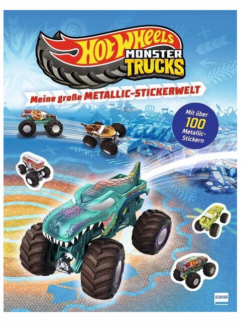 Meine große Metallic-Stickerwelt – Hot Wheels™ Monster Trucks
