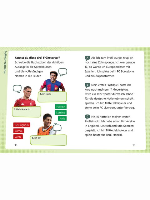 kicker Kids – Lesen lernen mit Fußballrätseln