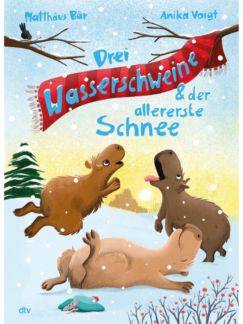 Drei Wasserschweine & der allererste Schnee