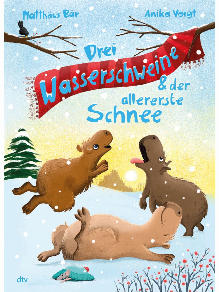 Drei Wasserschweine & der allererste Schnee
