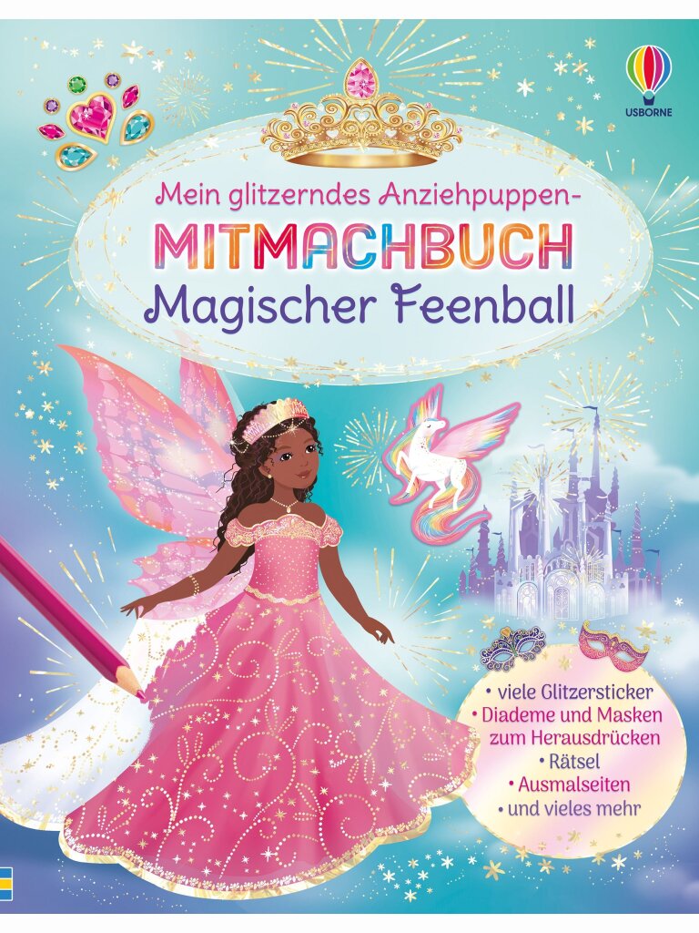 Mein glitzerndes Anziehpuppen-Mitmachbuch –...