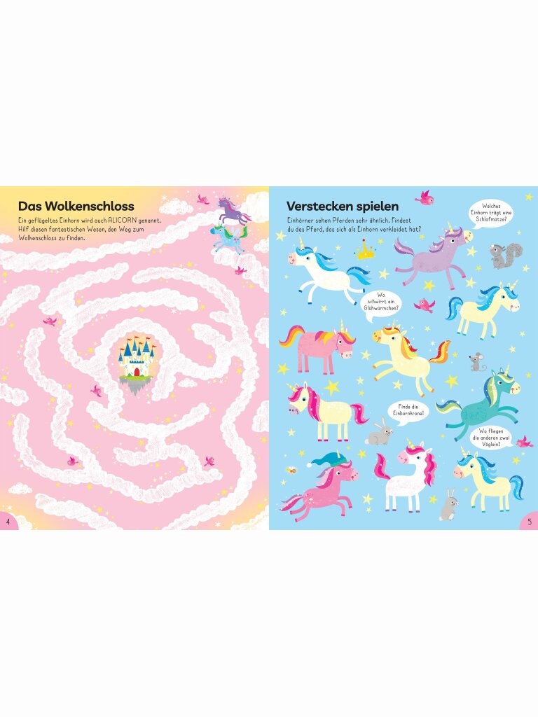 Mein Alles-drin-Mitmachbuch Einhörner