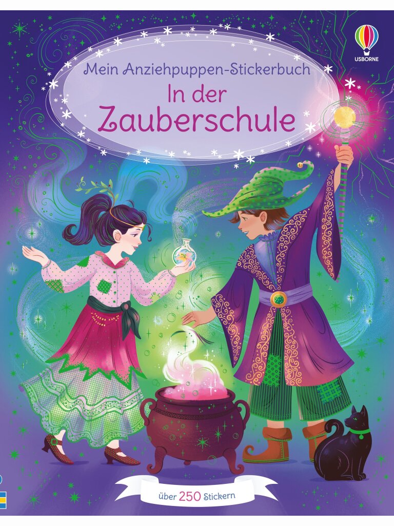 Mein Anziehpuppen-Stickerbuch – In der Zauberschule
