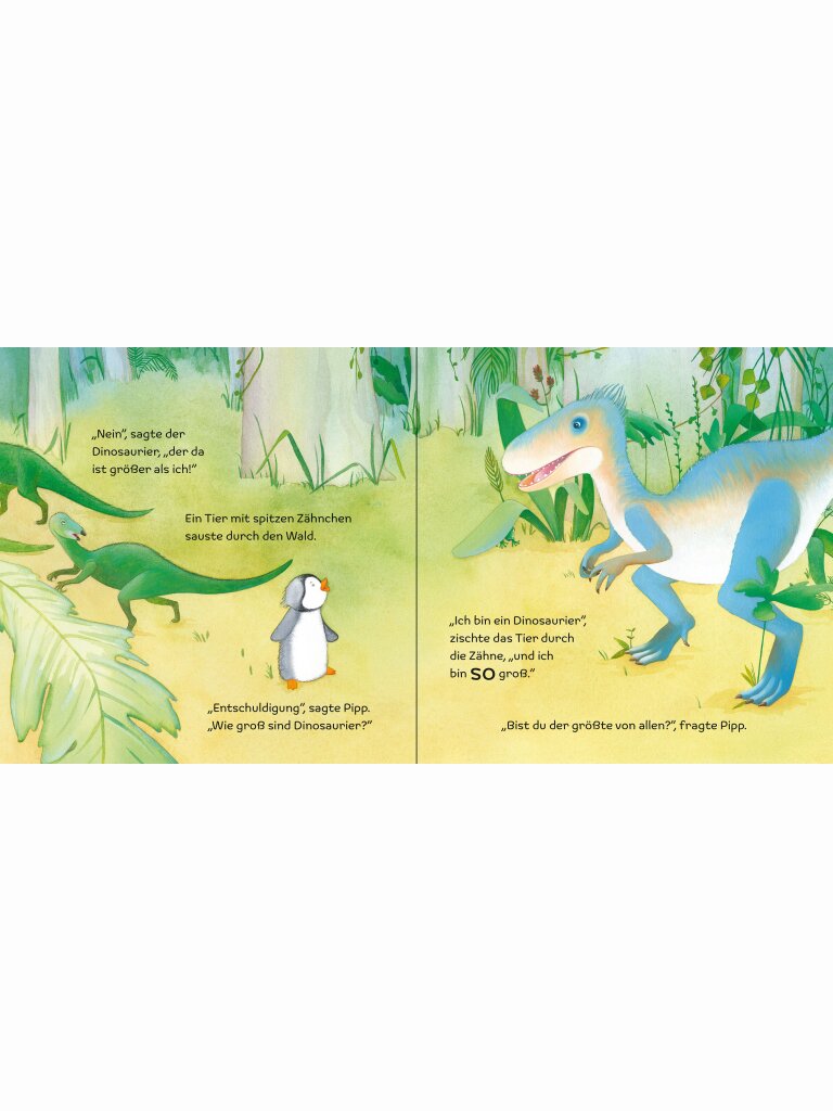Der kleine Pinguin fragt nach: Wie groß waren...