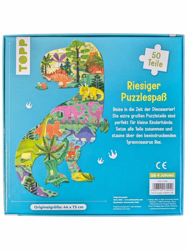 Dinosaurier XXL-Formpuzzle
