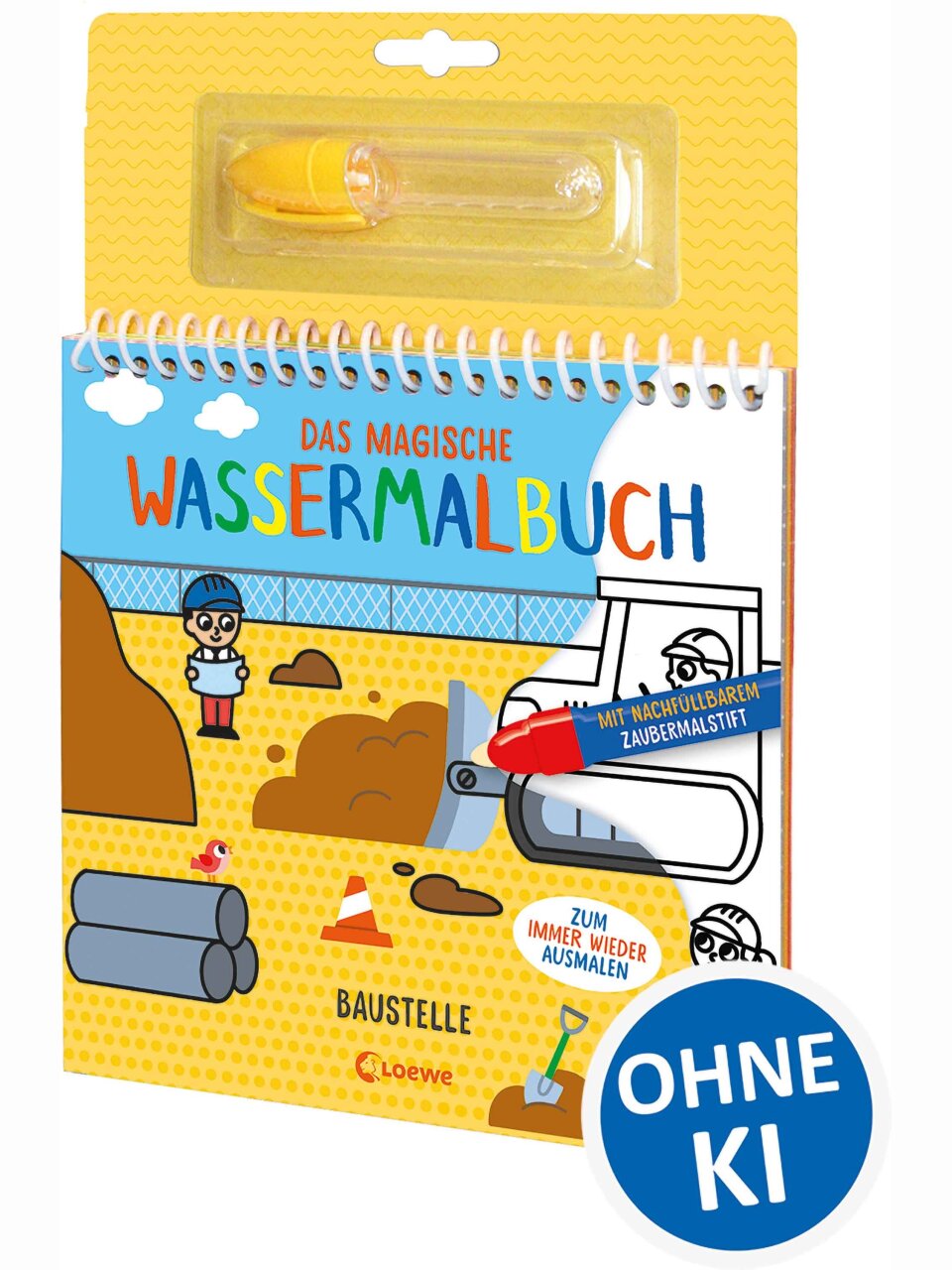 Das magische Wassermalbuch - Baustelle
