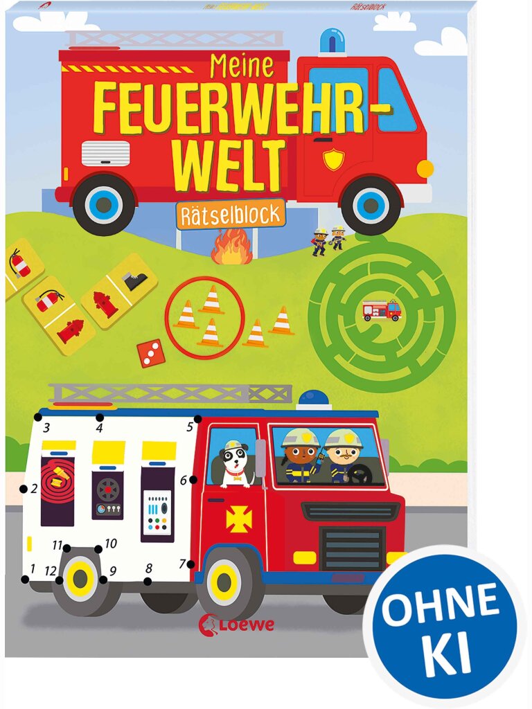 Meine Feuerwehr-Welt – Rätselblock