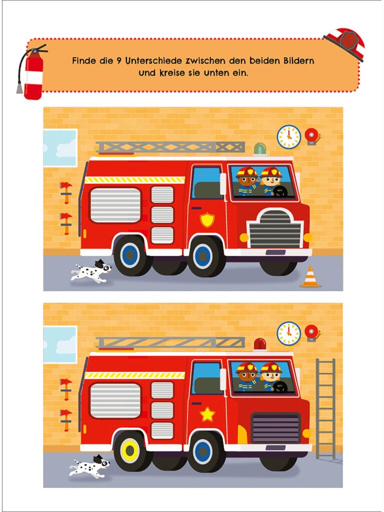 Meine Feuerwehr-Welt – Rätselblock